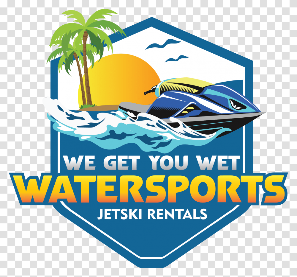 Jet Ski Rental Logo, Poster, Advertisement Transparent Png