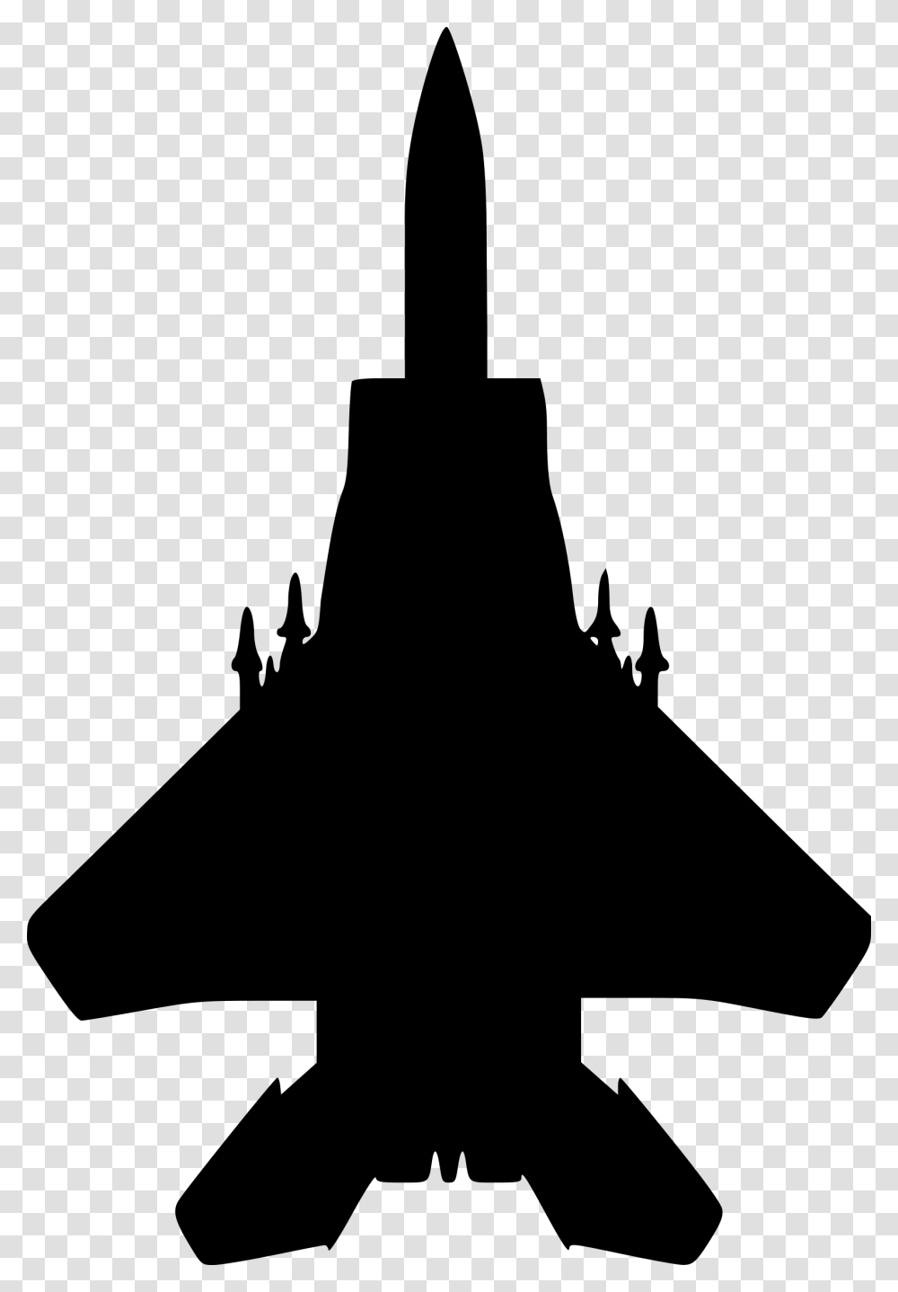 Jet Top Gun Clipart Fighter Jet Silhouette, Cross, Bird, Animal Transparent Png