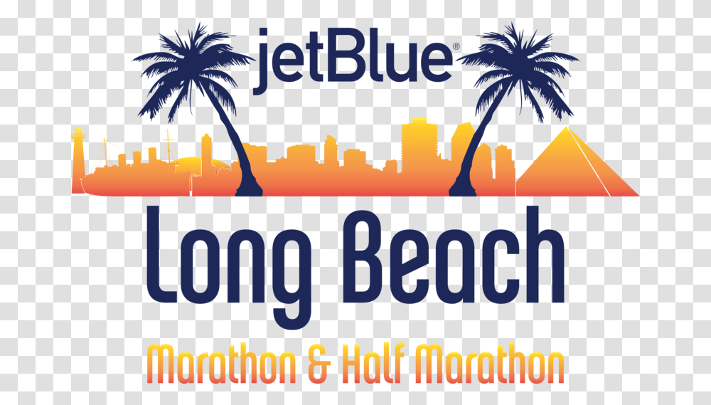 Jetblue Long Beach Marathon Amp Half Marathon Long Beach Marathon 2019, Poster, Advertisement, Plant Transparent Png