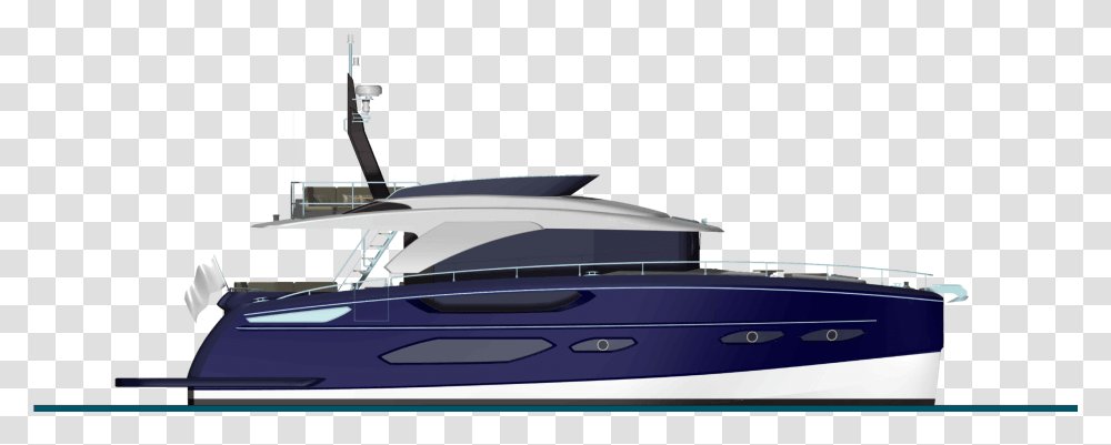 Jetten 55 Fly Profile Luxury Yacht, Boat, Vehicle, Transportation Transparent Png