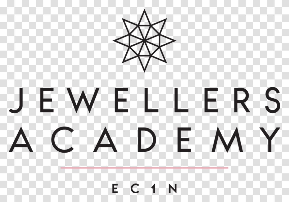 Jewellers Academy Primary Logo Triangle, Star Symbol, Cross Transparent Png