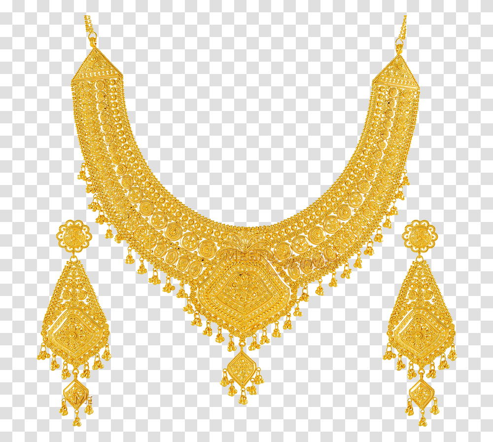 Jewellers India 22k Gold Necklace Arabic Design, Jewelry, Accessories, Accessory, Chandelier Transparent Png