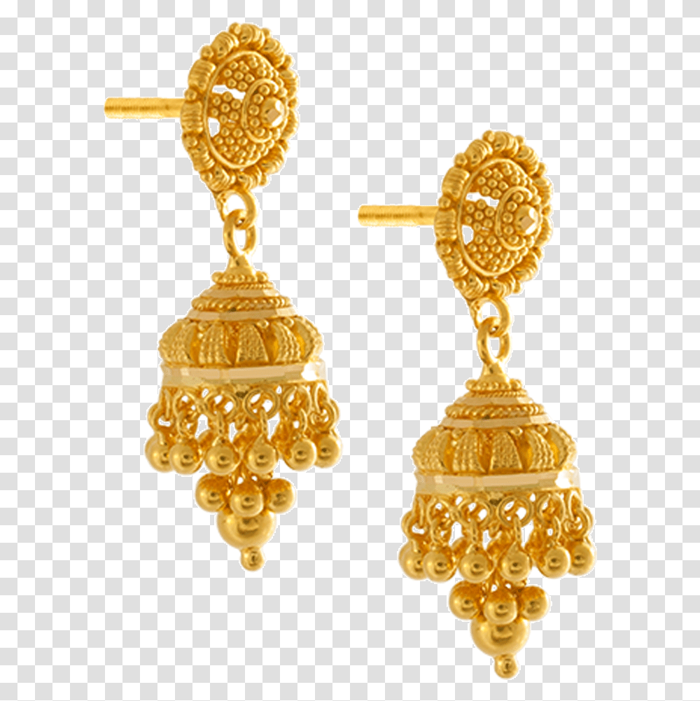 Jewellers Online Gold Ear Ring In Online, Trophy, Treasure, Gold Medal Transparent Png