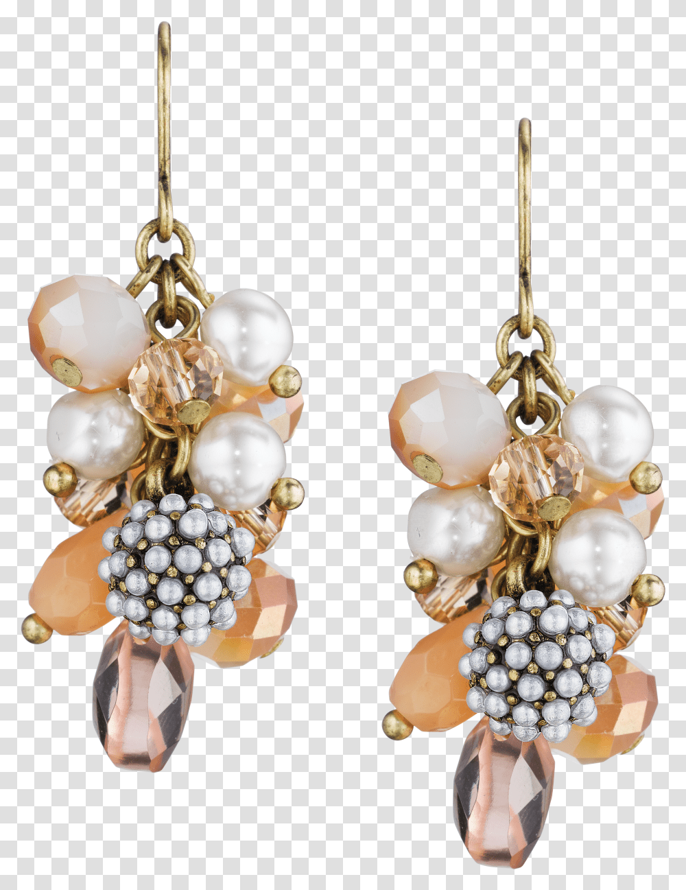 Jewelry Box Must Haves In Subtle Hues Of Peach Pearl Earrings Transparent Png
