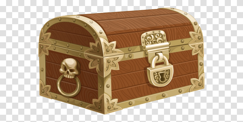Jewelry Box Treasure Chest Background, Luggage Transparent Png