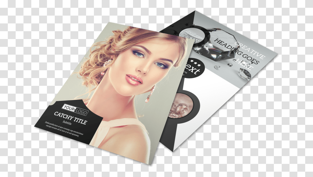 Jewelry Store Flyer Template Preview Flyer, Advertisement, Poster, Collage, Person Transparent Png