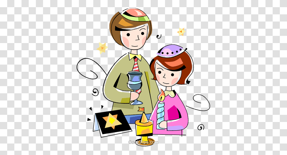 Jewish Children Royalty Free Vector Clip Art Illustration, Poster, Advertisement, Drawing, Diwali Transparent Png