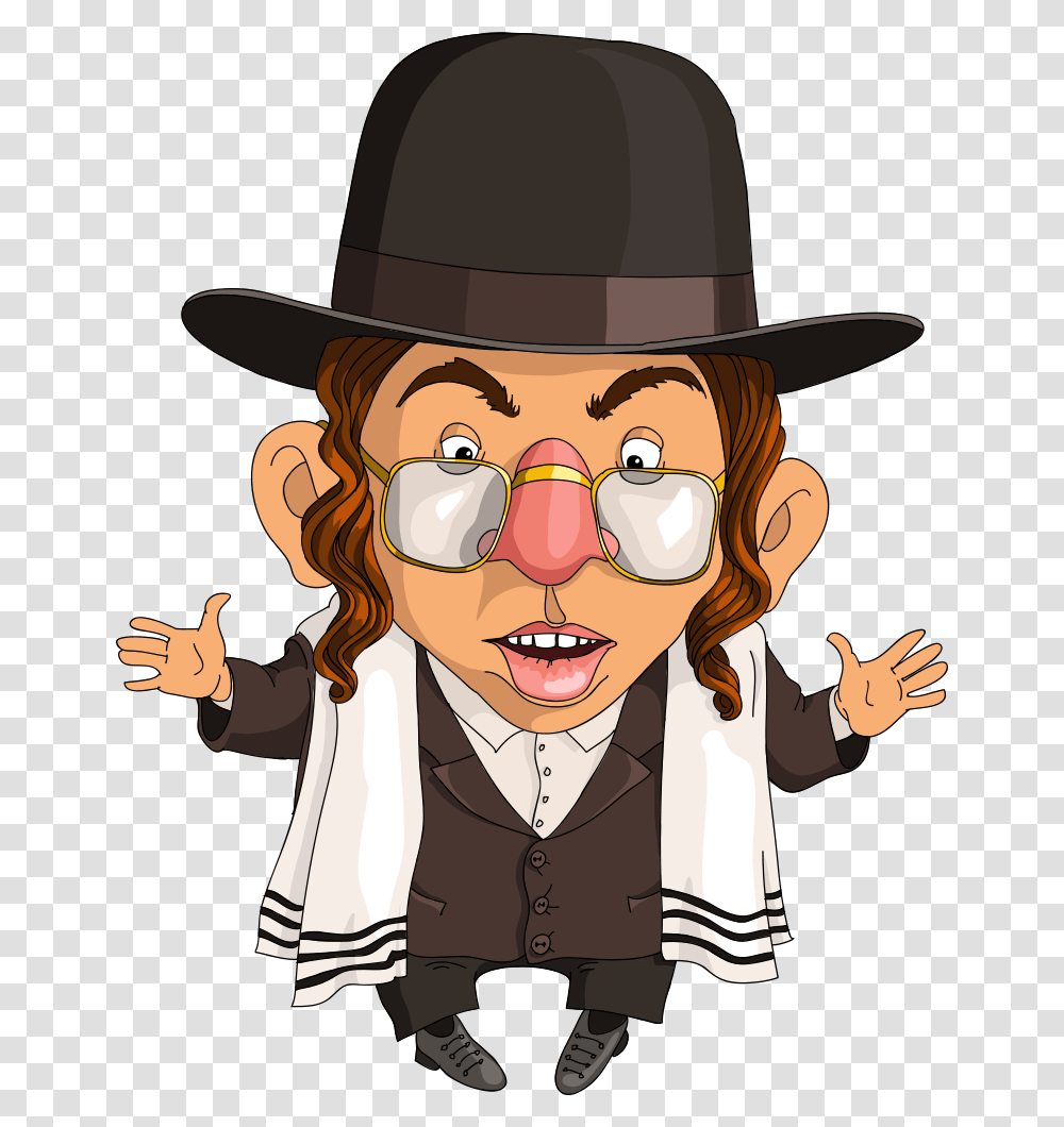 Jewish People Judaism Cartoon Illustration Jew Illustration, Performer, Person, Human Transparent Png