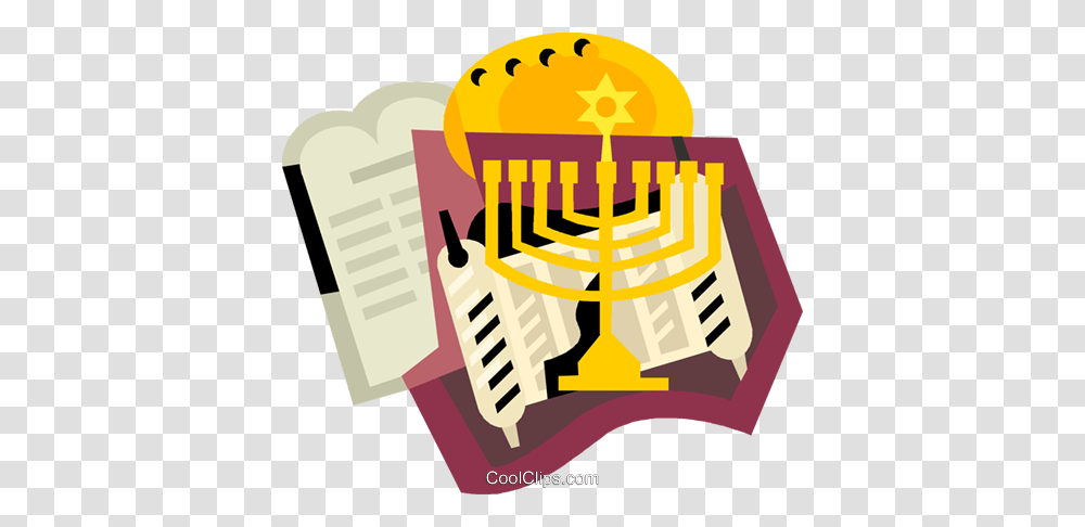 Jewish Religious Items Royalty Free Vector Clip Art Illustration, Paper, Advertisement, Poster Transparent Png