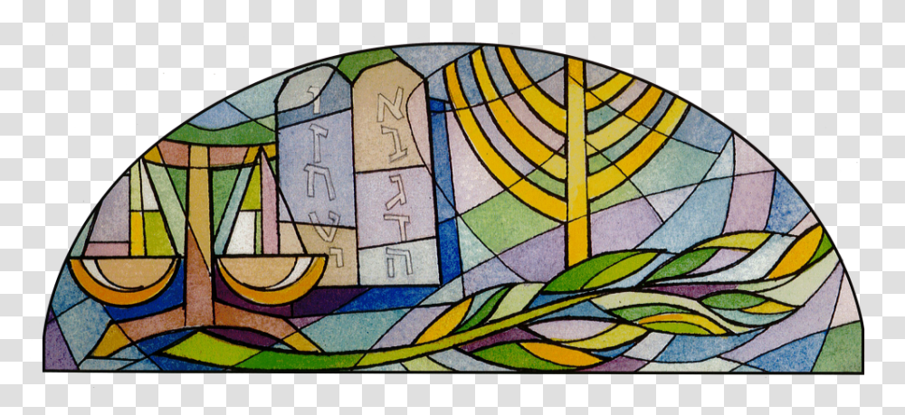 Jewish Stained Glass Windows, Rug, Modern Art Transparent Png