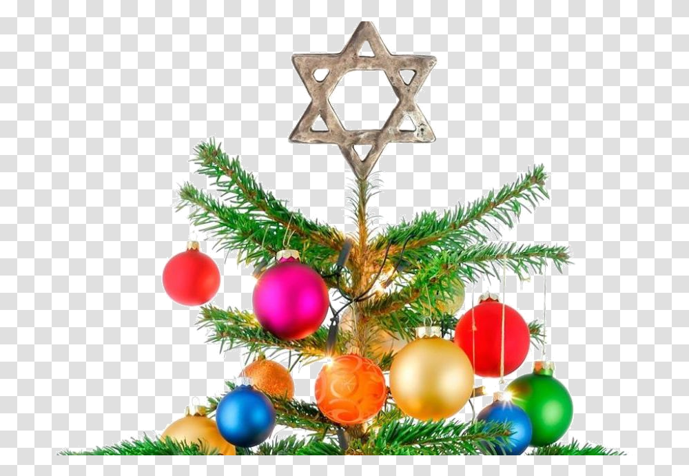 Jewish Star Christmas Tree Topper Christmas Shabbat, Plant, Ornament, Conifer, Chandelier Transparent Png