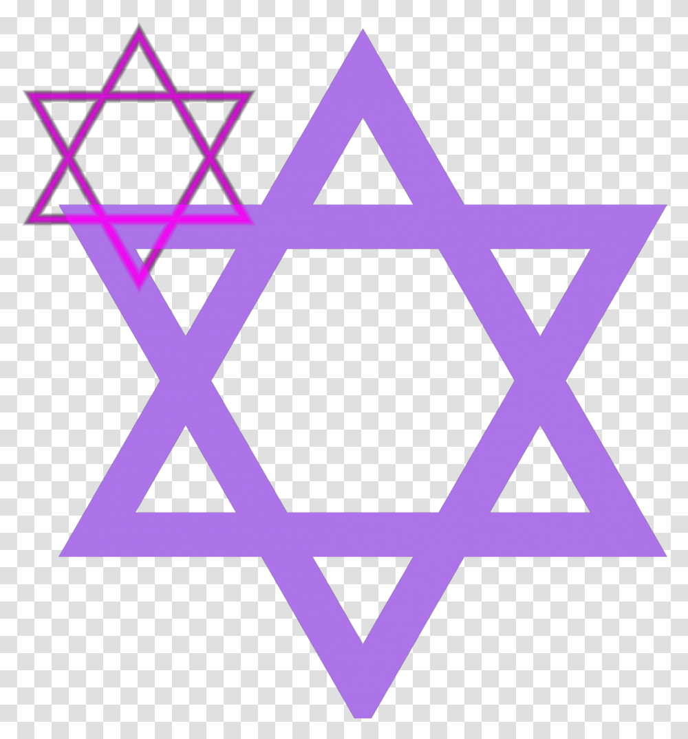 Jewish Star Purple Svg Vector Star Of David Icon, Star Symbol, Triangle Transparent Png