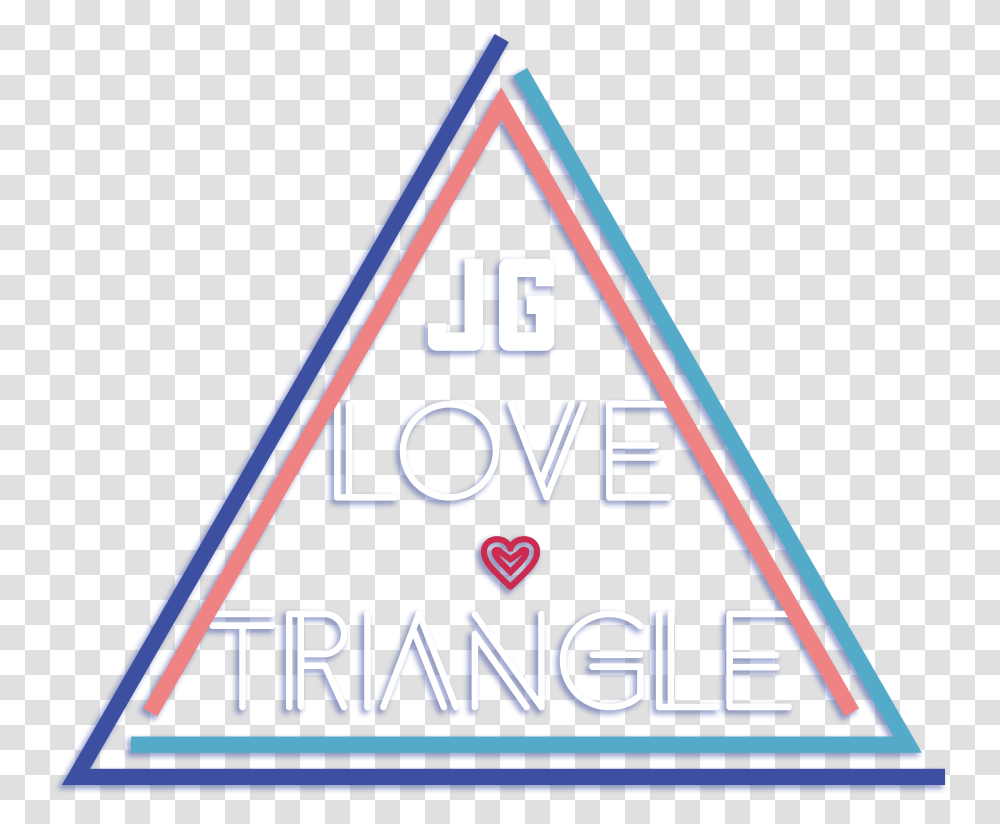 Jg Love Triangle Triangle, Sign, Road Sign Transparent Png