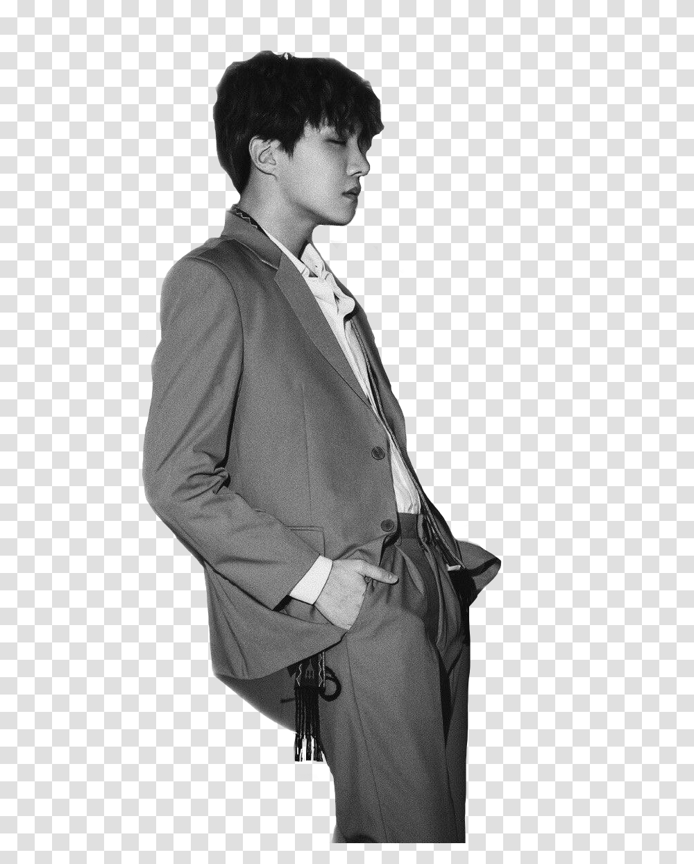 Jhope Bts Bighit Sexy Black Kpop Cute Freetoedit J Hope Daydream, Suit, Overcoat, Person Transparent Png