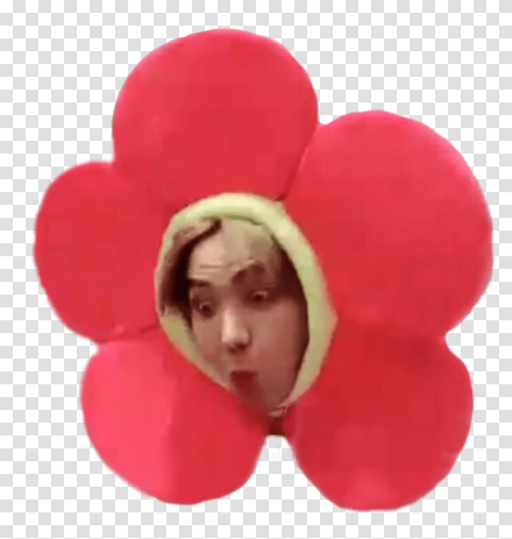 Jhope Bts Flower Sticker By Happy J Hope, Clothing, Apparel, Art, Person Transparent Png
