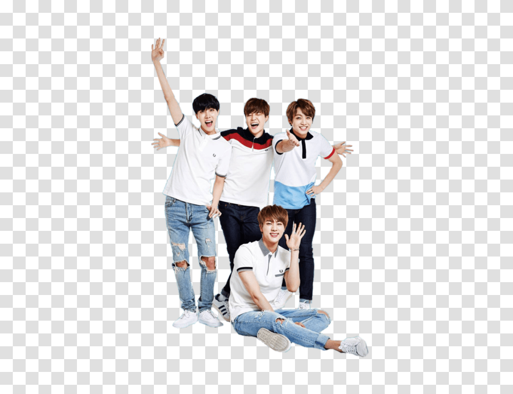 Jhope Jimin Jungkook Jin On We Heart It, Person, Pants, People Transparent Png