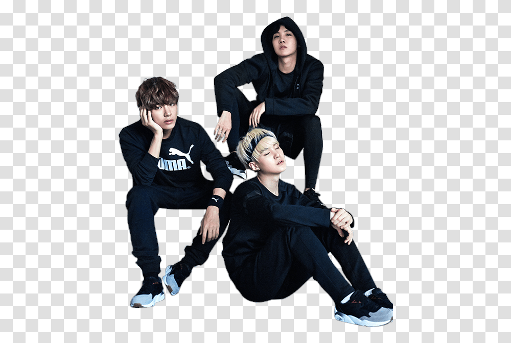 Jhope Suga And V, Person, Shoe, Footwear Transparent Png