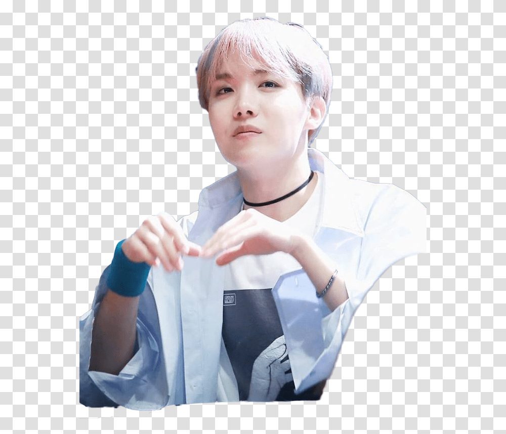 Jhope With Background, Person, Human, Chef, Shirt Transparent Png