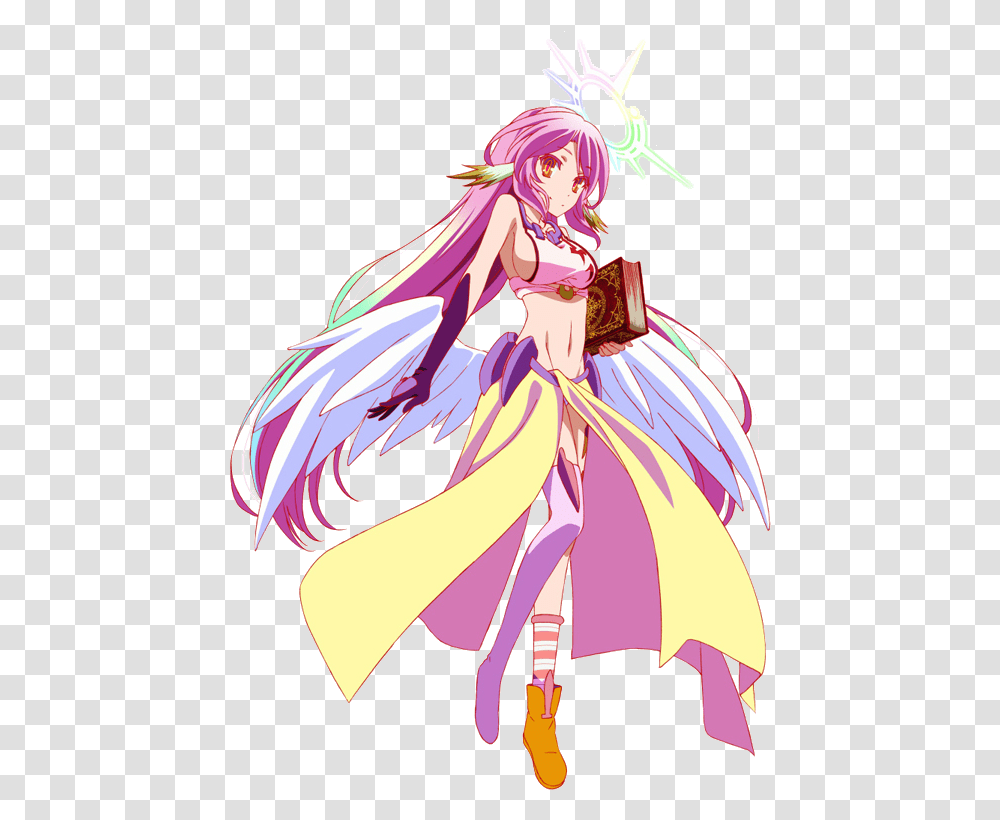 Jibril No Game No Life Jibril, Manga, Comics, Book, Person Transparent Png