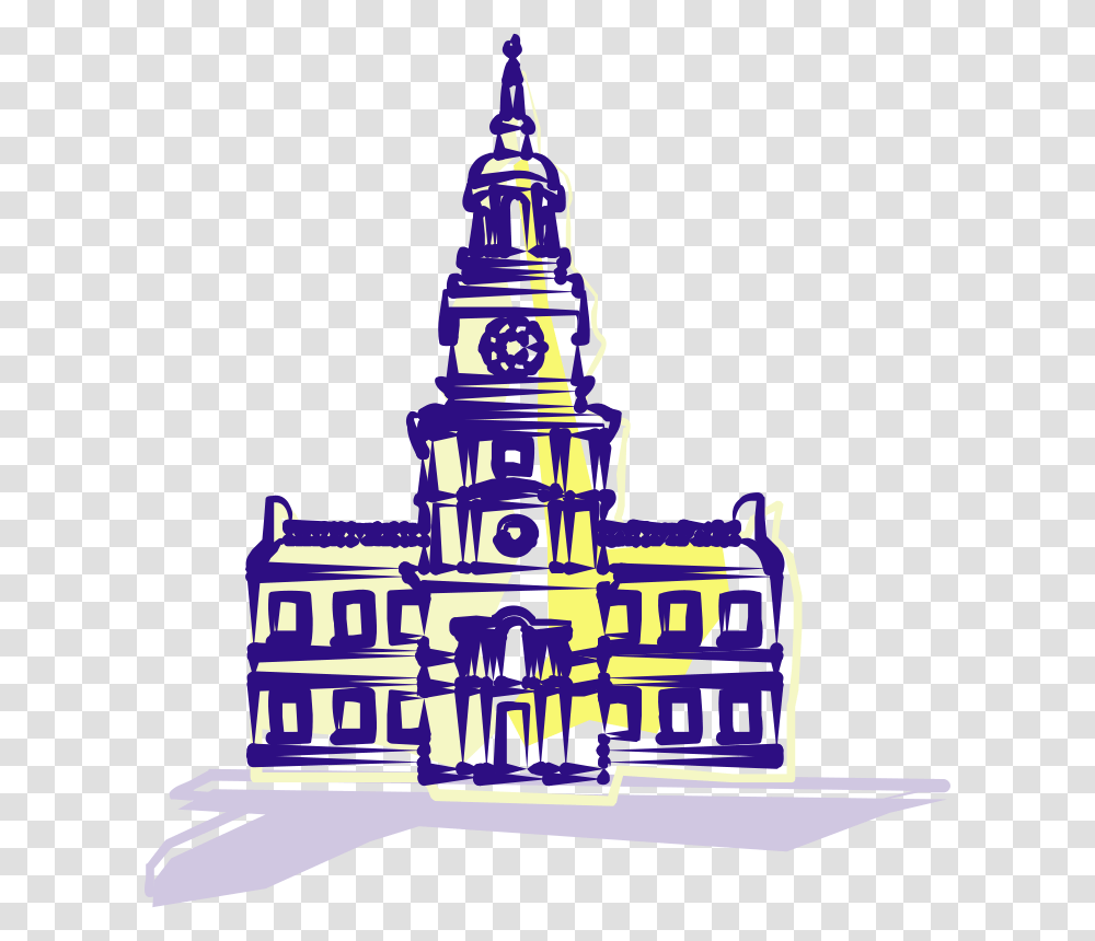 JicJac Independence Hall, Architecture, Building, Urban, Tower Transparent Png