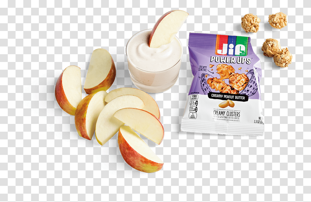 Jif Power Ups Junk Food, Banana, Fruit, Plant, Yogurt Transparent Png