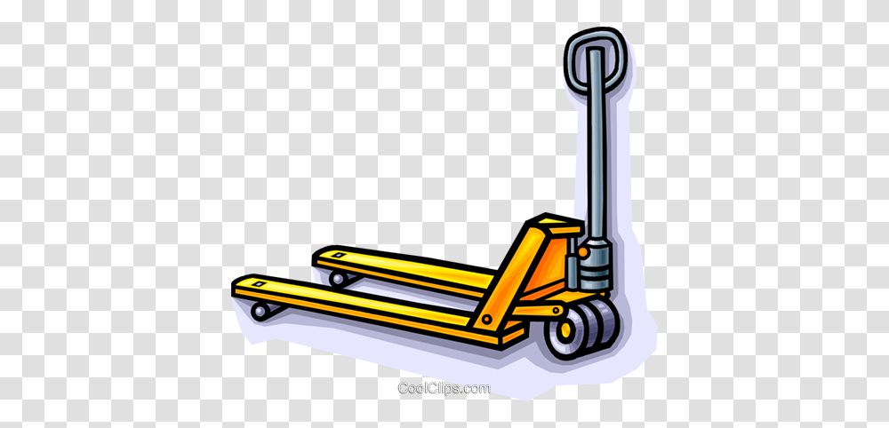 Jigger Forklift Royalty Free Vector Clip Art Illustration, Vehicle, Transportation, Scooter, Bulldozer Transparent Png