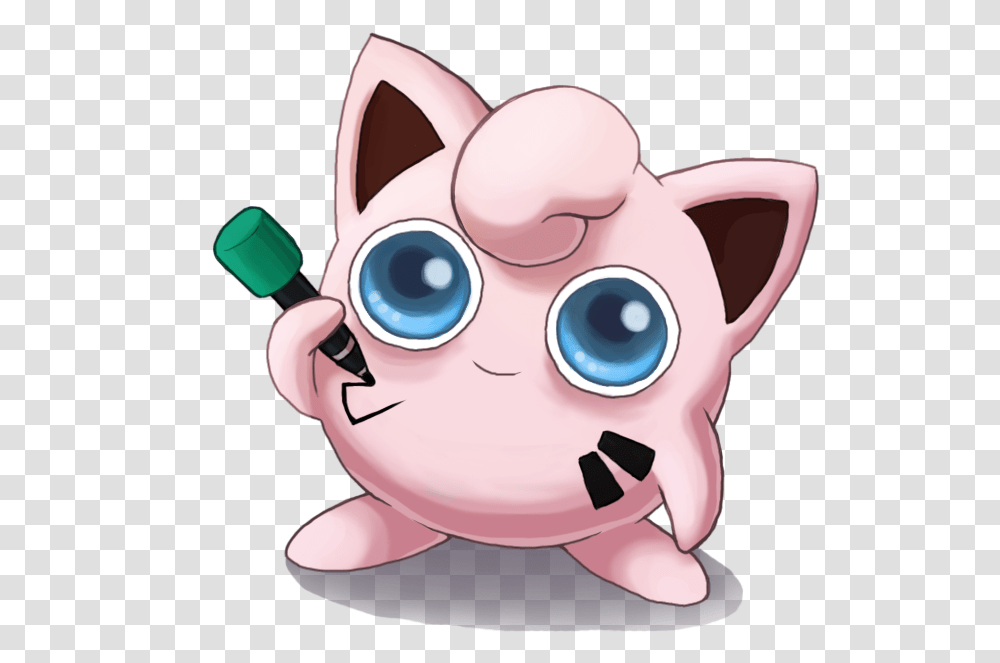 Jigglypuff Back Air Clip Art Free Download Pokemon Jigglypuff Pokemon, Toy, Mammal, Animal, Piggy Bank Transparent Png