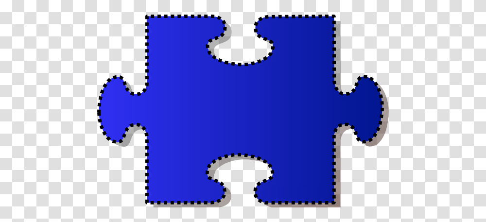 Jigsaw Blue Puzzle Piece Cutout Clip Art, Jigsaw Puzzle, Game, Number Transparent Png