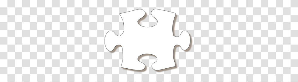 Jigsaw White Puzzle Piece Large Shadow Clip Art, Axe, Tool, Jigsaw Puzzle, Game Transparent Png