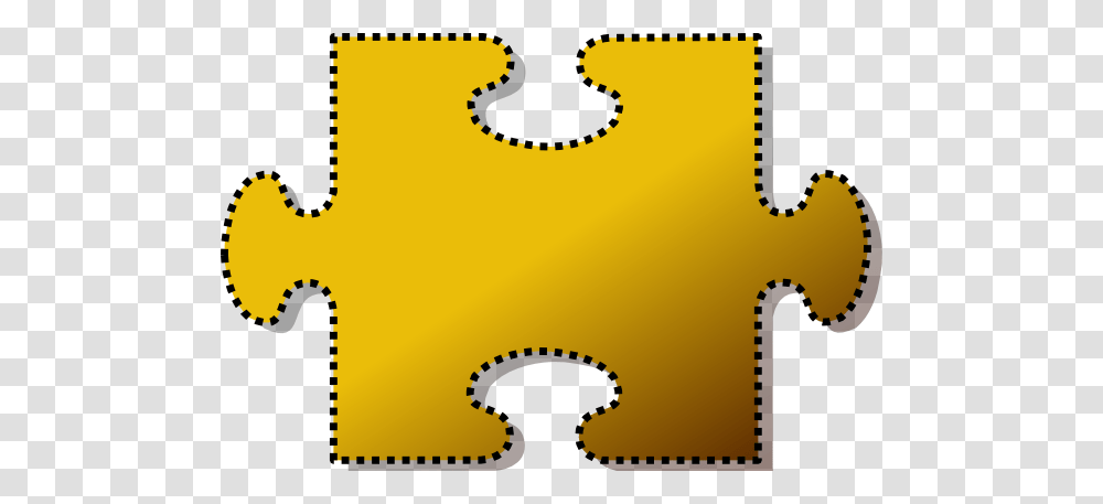 Jigsaw Yellow Puzzle Piece Cutout Clip Art, Pac Man, Paper, Super Mario Transparent Png