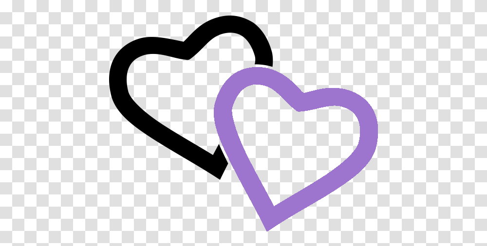 Jilyscrystals Girly, Heart, Purple, Cushion, Label Transparent Png