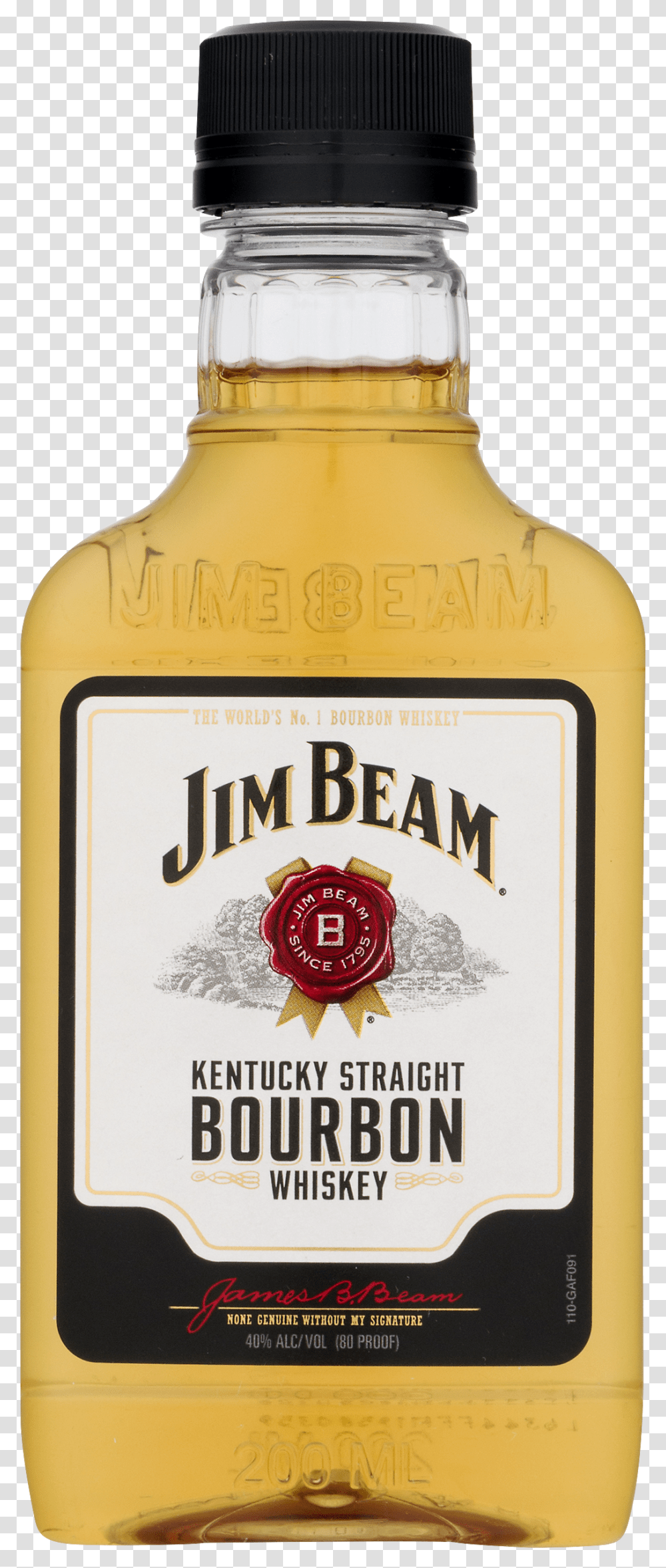 Jim Beam Bourbon Whiskey, Liquor, Alcohol, Beverage, Drink Transparent Png