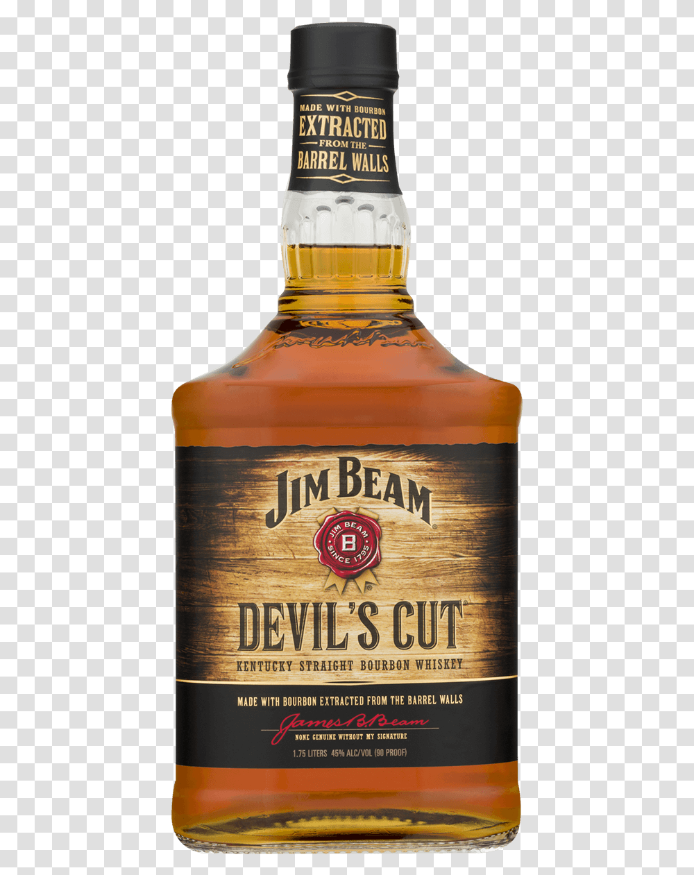 Jim Beam Devils Cut Jim Beam, Liquor, Alcohol, Beverage, Drink Transparent Png
