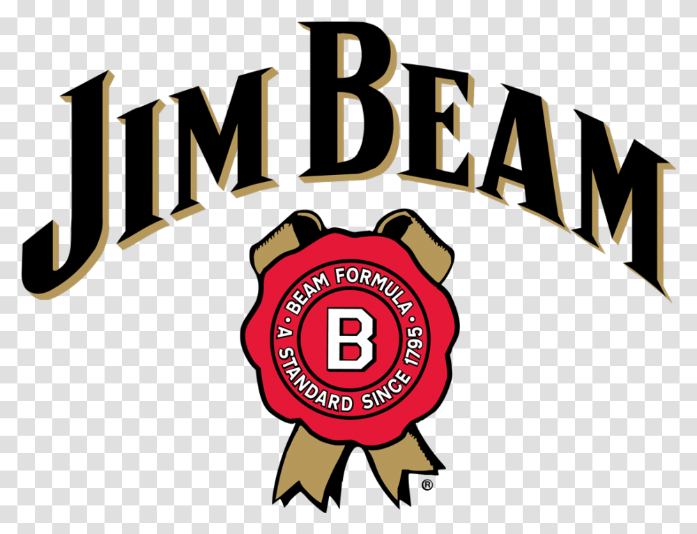 Jim Beam Logo Image Is Brand Of Bourbon Whiskey Jim Beam Logo, Text, Symbol, Trademark, Alphabet Transparent Png