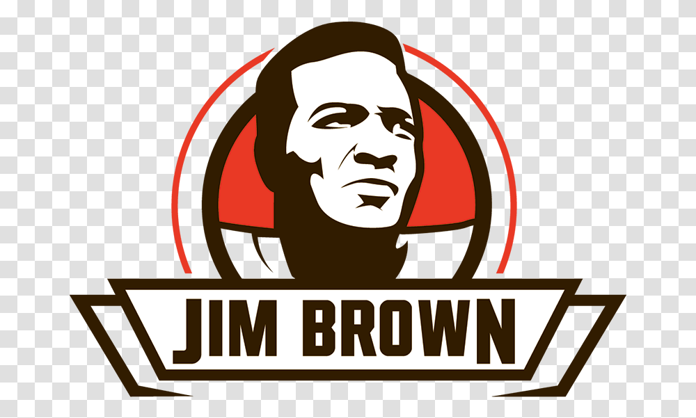 Jim Brown Cleveland Browns, Logo, Symbol, Trademark, Poster Transparent Png