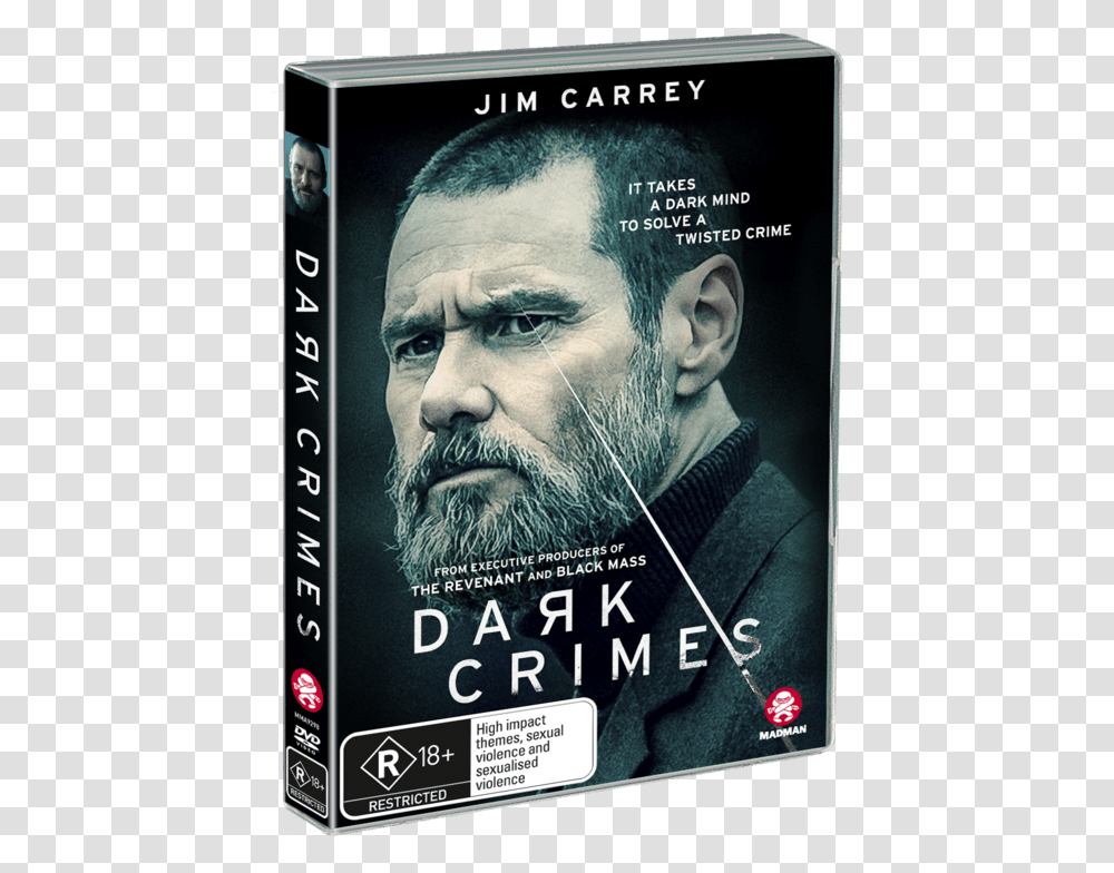 Jim Carrey Dark Crimes Movie Poster Dark Crimes, Person, Human, Book, Advertisement Transparent Png