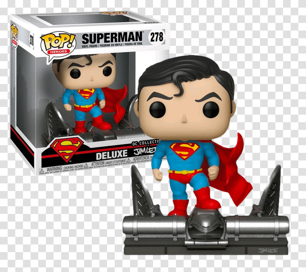 Jim Lee Superman Pop, Toy, Transportation, Figurine Transparent Png