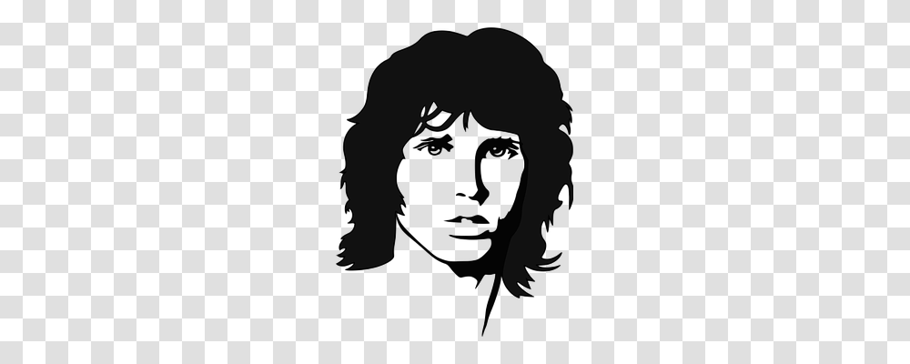 Jim Morrison Person, Head, Label Transparent Png