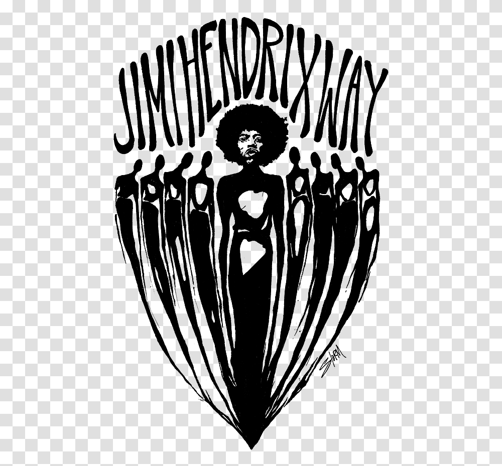Jimi Hendrix Clip Art, Gray, World Of Warcraft Transparent Png