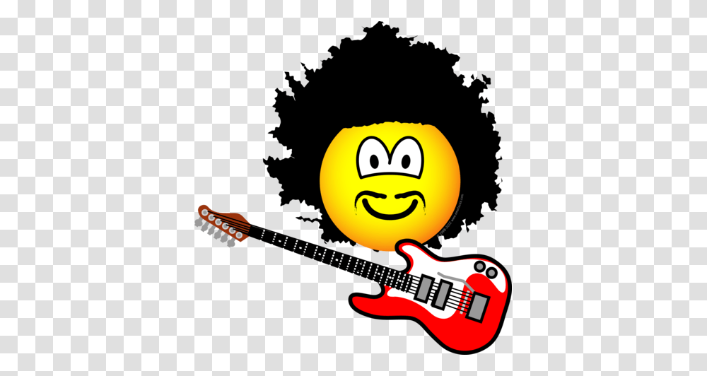 Jimi Hendrix Emoticon Emoticons Emoticon Smiley, Guitar, Leisure Activities, Musical Instrument, Electric Guitar Transparent Png