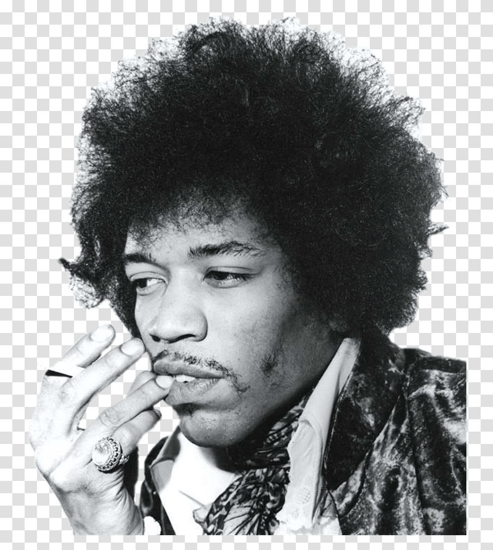 Jimi Hendrix Posing Jimi Hendrix, Hair, Person, Human, Finger Transparent Png