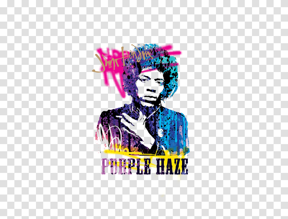 Jimi Purple Haze T Shirt For Sale, Advertisement, Poster, Flyer, Paper Transparent Png
