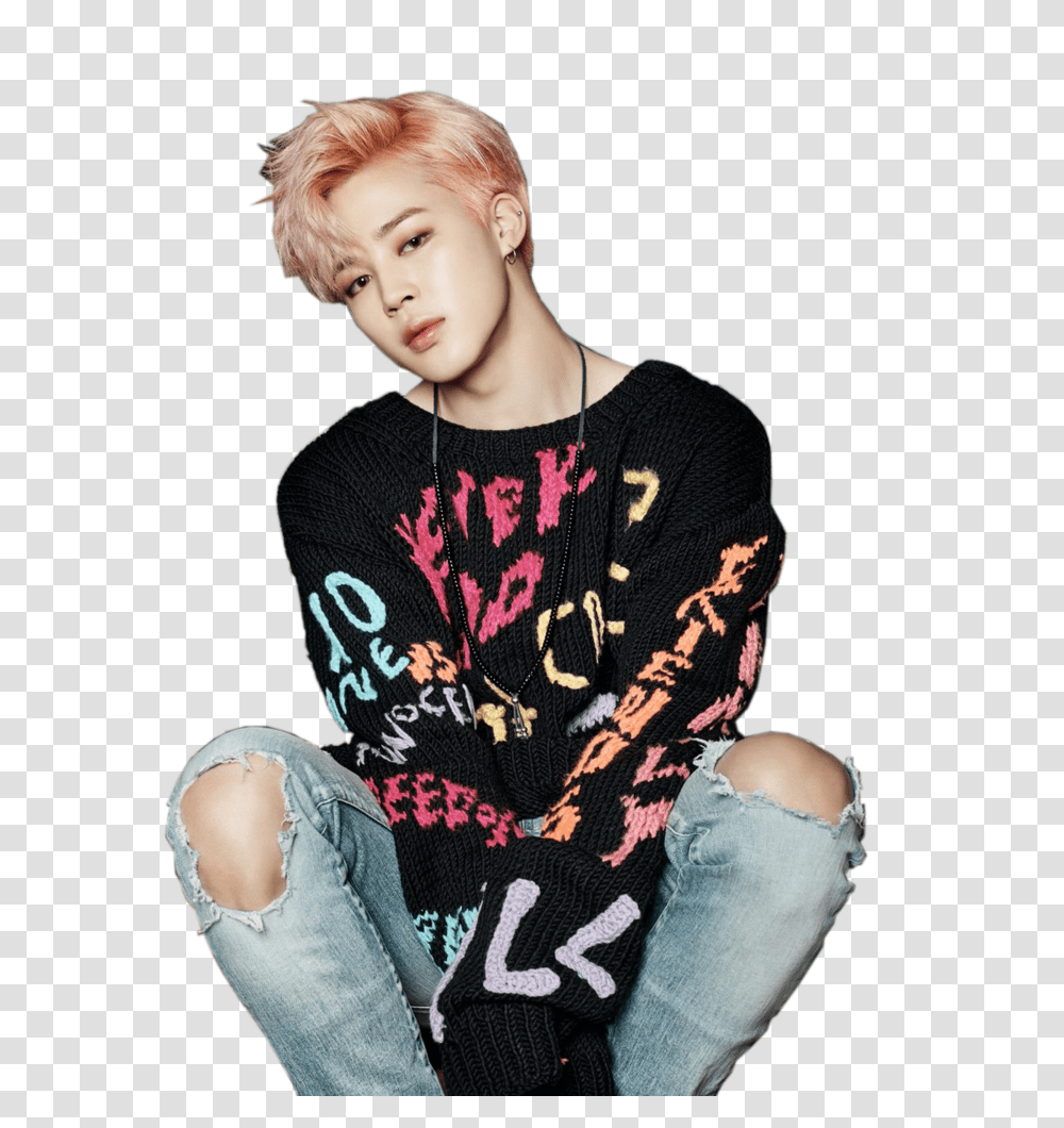 Jimin Bts Image, Apparel, Person, Sleeve Transparent Png