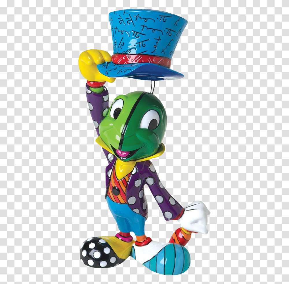 Jiminy Cricket 8 Statue By Romero Britto Romero Britto Disney Art, Toy, Apparel, Costume Transparent Png