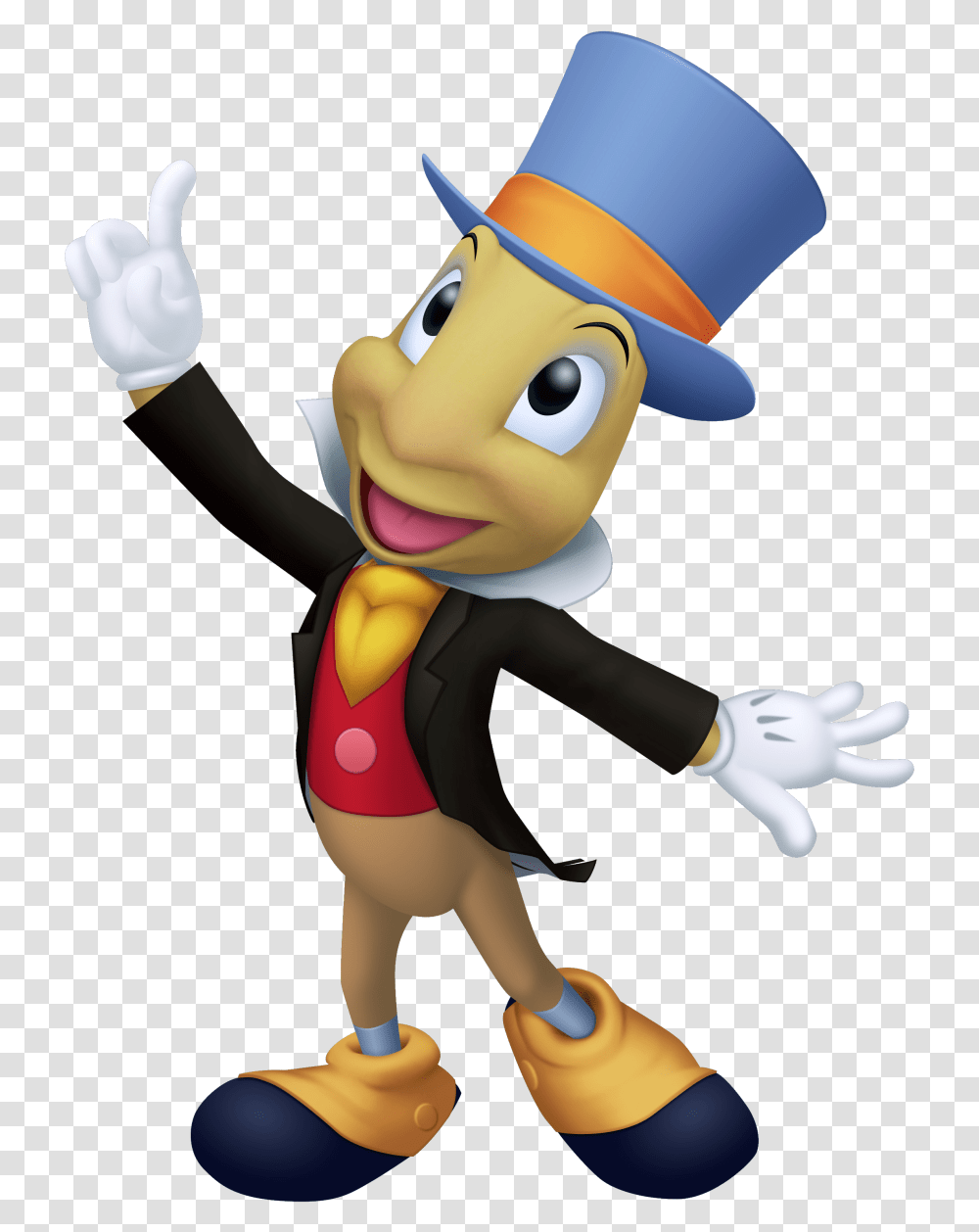 Jiminy Cricket Image Disney Kingdom Hearts Jiminy Cricket, Toy, Mascot, Performer Transparent Png