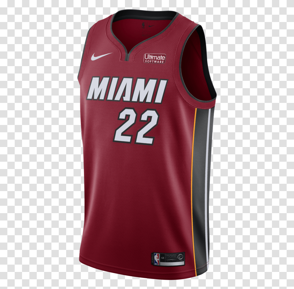 Jimmy Butler Nike Miami Heat Statement Red Swingman Lebron James Miami Heat, Shirt, Apparel, Mobile Phone Transparent Png