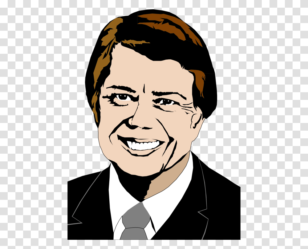 Jimmy Carter President Of The United States Coloring Book, Face, Person, Human, Head Transparent Png