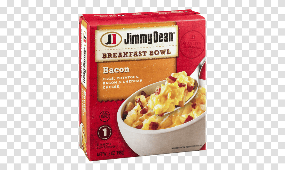Jimmy Dean Breakfast Bowl Bacon Nutrition, Food, Ice Cream, Dessert, Custard Transparent Png