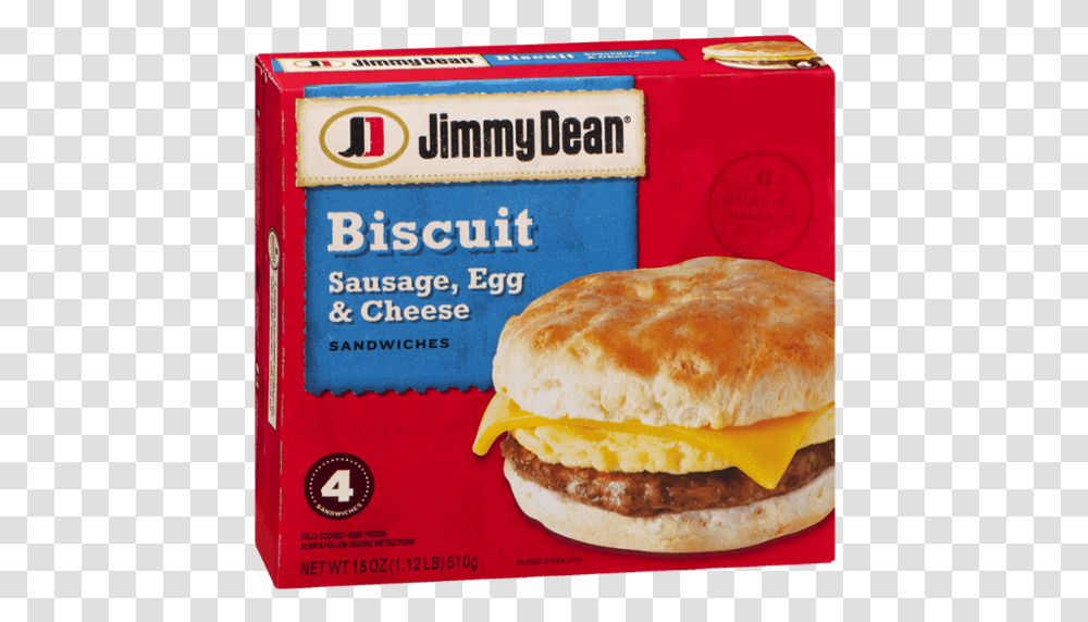 Jimmy Dean Sausage Egg And Cheese Croissant, Burger, Food, Bread, Bun Transparent Png