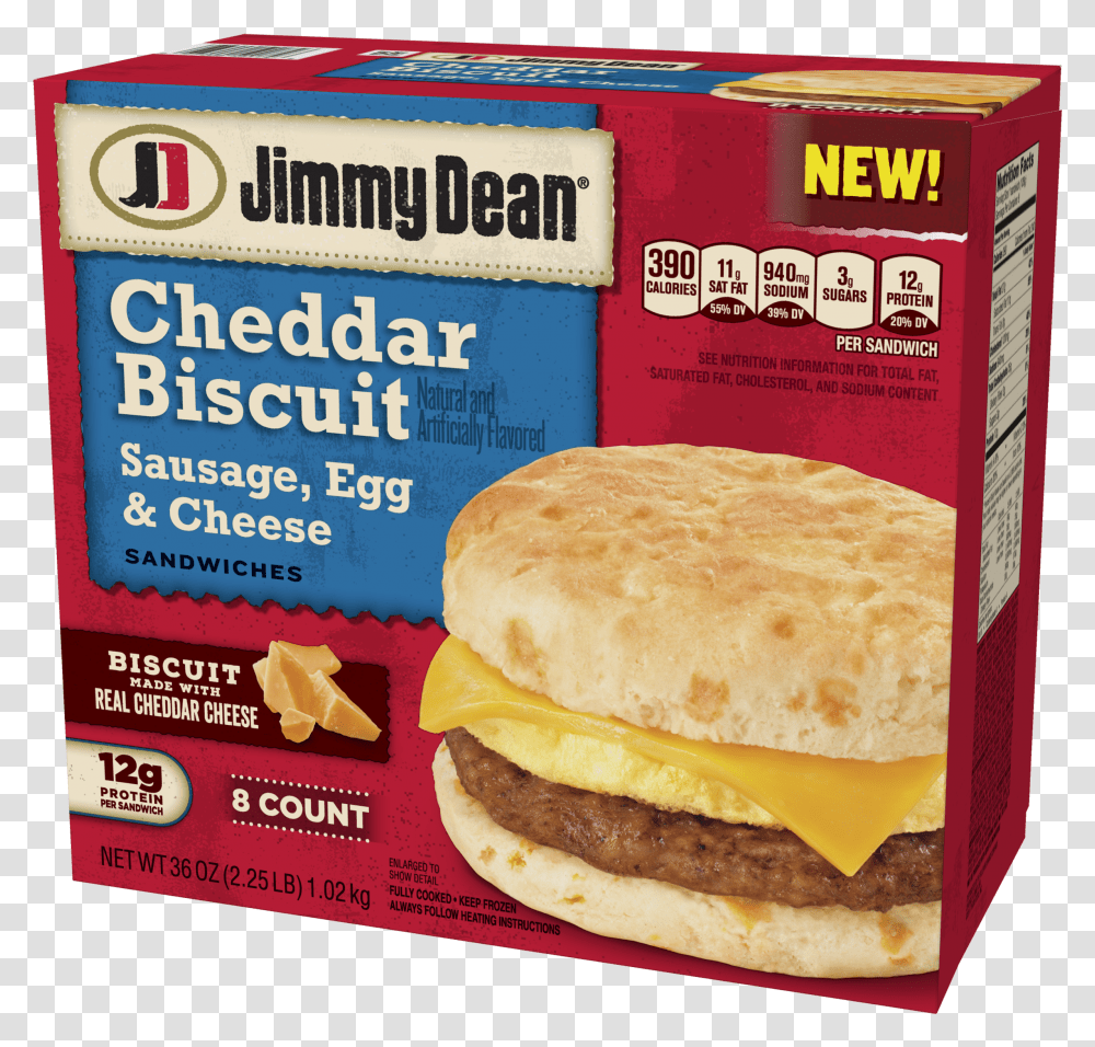 Jimmy Deans Cheddar Biscuit Transparent Png